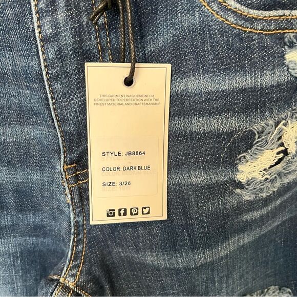 Judy Blue Denim Patch Jean #8864 - Picture 15 of 16